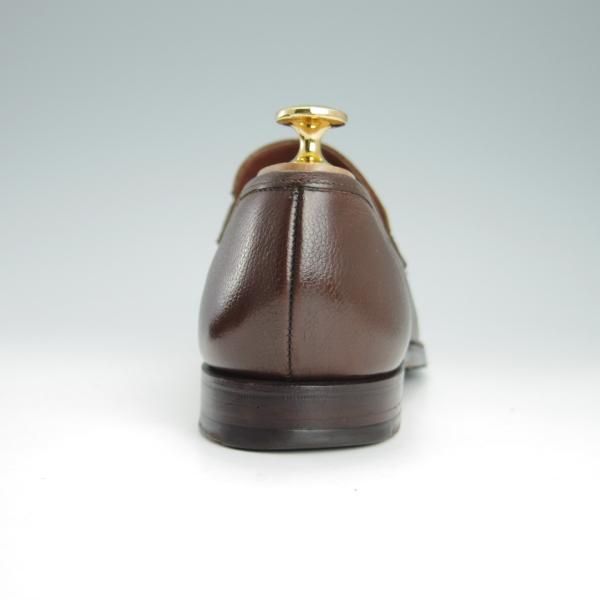 ★クロケット&ジョーンズ 6.5E【モデル定価￥75,900-★SELHURST/366ラスト】コインローファー/グレインレザー/濃茶/Crockett&Jones★g603