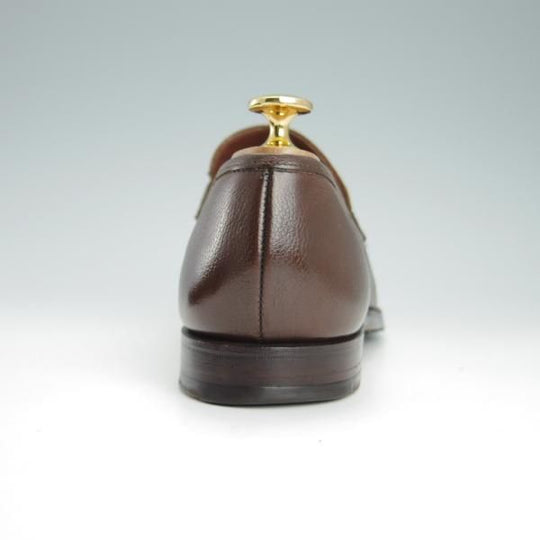 ★クロケット&ジョーンズ 6.5E【モデル定価￥75,900-★SELHURST/366ラスト】コインローファー/グレインレザー/濃茶/Crockett&Jones★g603