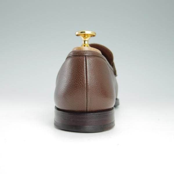 ★クロケット&ジョーンズ 6.5E【モデル定価￥75,900-★SELHURST/366ラスト】コインローファー/グレインレザー/濃茶/Crockett&Jones★g603