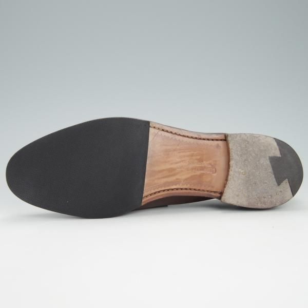 ★クロケット&ジョーンズ 6.5E【モデル定価￥75,900-★SELHURST/366ラスト】コインローファー/グレインレザー/濃茶/Crockett&Jones★g603