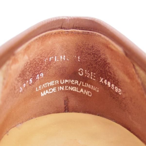 ★クロケット&ジョーンズ 6.5E【モデル定価￥75,900-★SELHURST/366ラスト】コインローファー/グレインレザー/濃茶/Crockett&Jones★g603