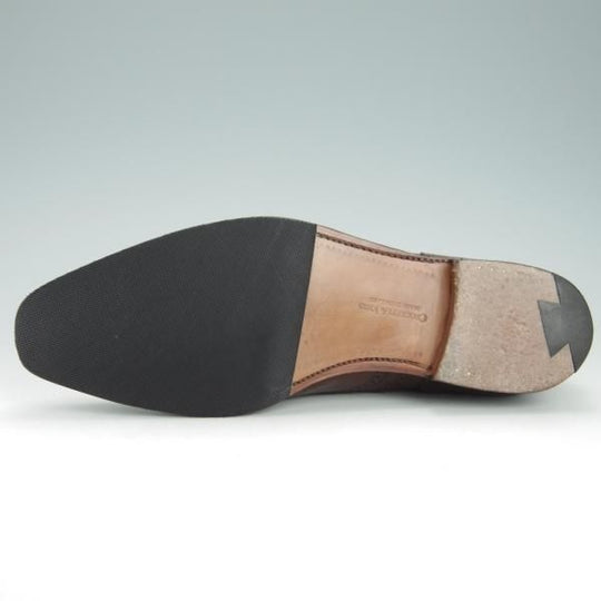 美品★クロケット&ジョーンズ 6.5E【★DRUMMOND/348ラスト】ドラモンド/オックスフォードシューズ/カーフ/濃茶/Crockett&Jones★g604