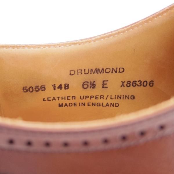美品☆クロケット&ジョーンズ 6.5E【☆DRUMMOND/348ラスト