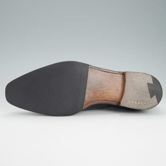 極上★クロケット&ジョーンズ 7.5E【定価￥86,900-★HALLAM/バーニーズNY別注/348ラスト】ストレートチップ/黒/Crockett&Jones★g606