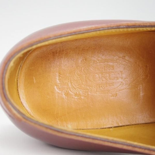 極上★(金沢)KOKON/ココン SIZE 6.5【オーダー価格￥75,900-★(独)ワインハイマー社のカーフ/921】KO-N9ラスト/赤茶/メンズ★g607