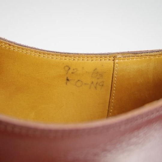 極上★(金沢)KOKON/ココン SIZE 6.5【オーダー価格￥75,900-★(独)ワインハイマー社のカーフ/921】KO-N9ラスト/赤茶/メンズ★g607