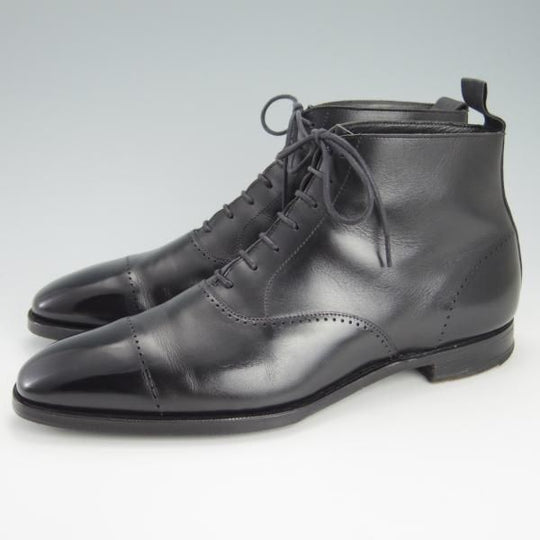 極上★クロケット&ジョーンズ 7E【ハンドグレードライン★369ラスト/STOWE】レースアップブーツ/カーフ/黒/メンズ/Crockett&Jones★g608