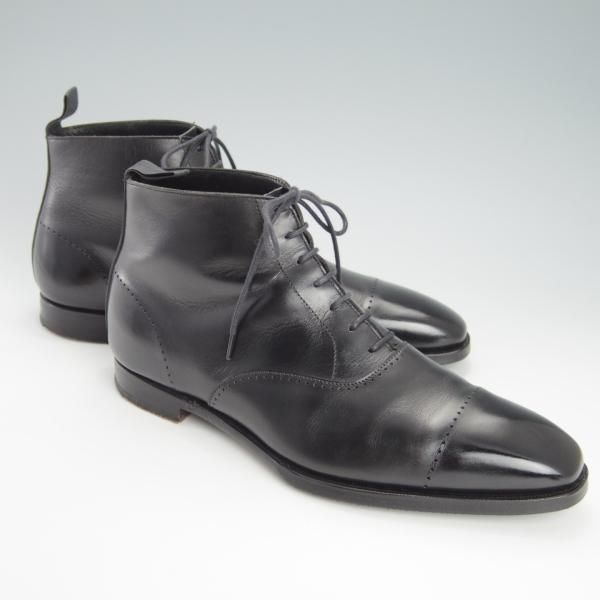 極上★クロケット&ジョーンズ 7E【ハンドグレードライン★369ラスト/STOWE】レースアップブーツ/カーフ/黒/メンズ/Crockett&Jones★g608