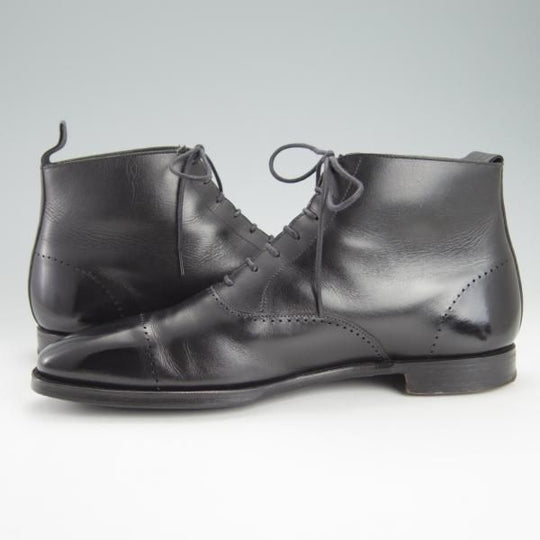 極上★クロケット&ジョーンズ 7E【ハンドグレードライン★369ラスト/STOWE】レースアップブーツ/カーフ/黒/メンズ/Crockett&Jones★g608