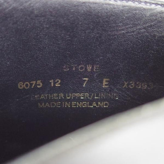 極上★クロケット&ジョーンズ 7E【ハンドグレードライン★369ラスト/STOWE】レースアップブーツ/カーフ/黒/メンズ/Crockett&Jones★g608