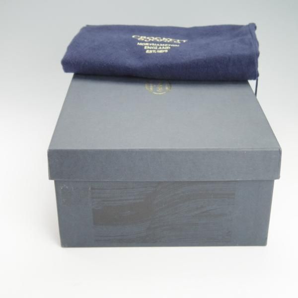 極上★クロケット&ジョーンズ 7E【ハンドグレードライン★369ラスト/STOWE】レースアップブーツ/カーフ/黒/メンズ/Crockett&Jones★g608