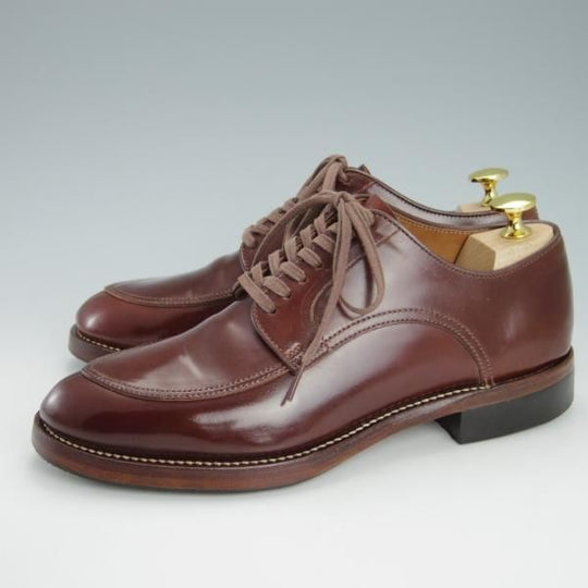 美品★Makers/メイカーズ SIZE 6【現行定価￥114,950-★茶系コードバン仕様/ホーウィン社/#4】CDVN-02/シェルコードバン/Vチップ★g610