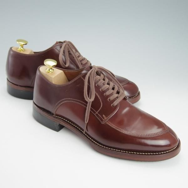 美品★Makers/メイカーズ SIZE 6【現行定価￥114,950-★茶系コードバン仕様/ホーウィン社/#4】CDVN-02/シェルコードバン/Vチップ★g610