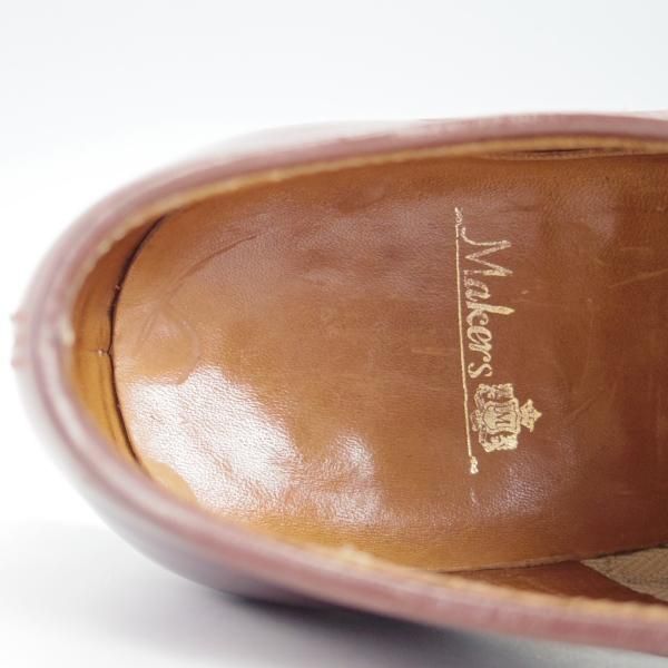美品★Makers/メイカーズ SIZE 6【現行定価￥114,950-★茶系コードバン仕様/ホーウィン社/#4】CDVN-02/シェルコードバン/Vチップ★g610