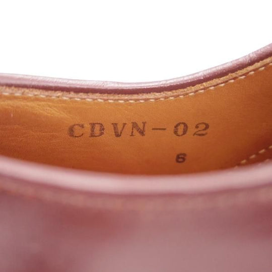 美品★Makers/メイカーズ SIZE 6【現行定価￥114,950-★茶系コードバン仕様/ホーウィン社/#4】CDVN-02/シェルコードバン/Vチップ★g610