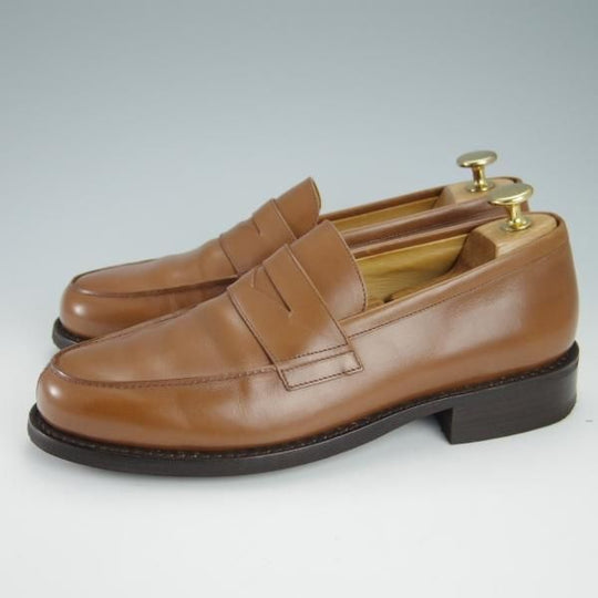 極上★パラブーツ SIZE 6【モデル定価￥77,000-★アドニス/ADONIS】ギャラクシーソール/コインローファーカーフ/茶/Paraboot★g612