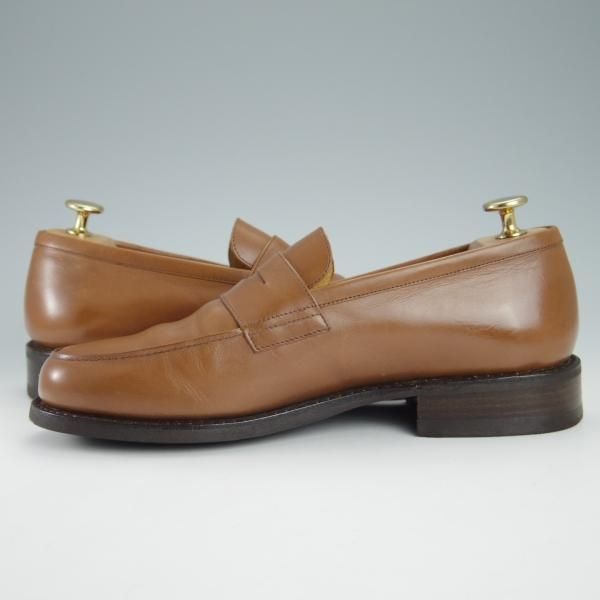 極上★パラブーツ SIZE 6【モデル定価￥77,000-★アドニス/ADONIS】ギャラクシーソール/コインローファーカーフ/茶/Paraboot★g612