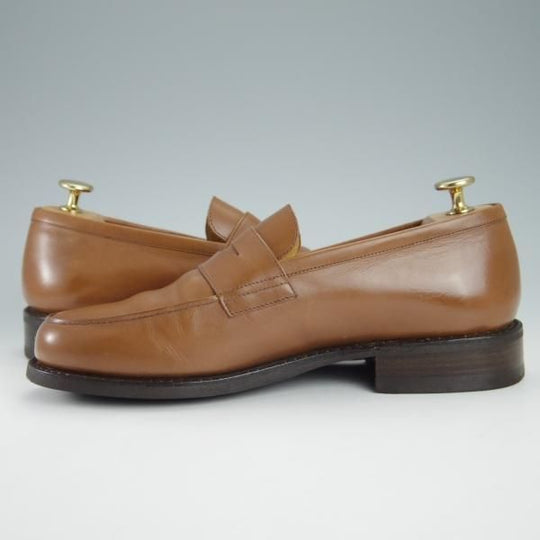 極上★パラブーツ SIZE 6【モデル定価￥77,000-★アドニス/ADONIS】ギャラクシーソール/コインローファーカーフ/茶/Paraboot★g612