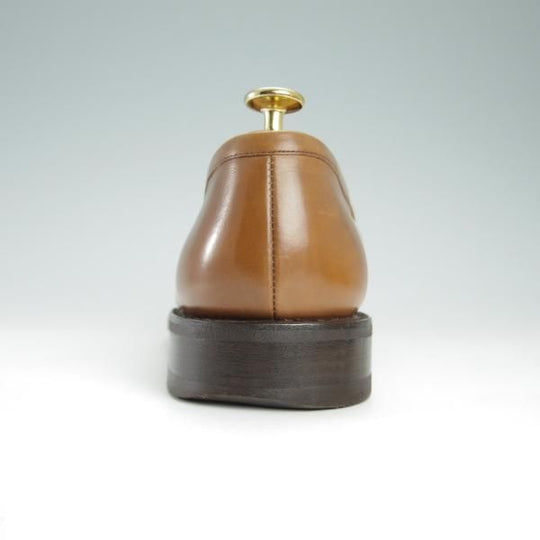 極上★パラブーツ SIZE 6【モデル定価￥77,000-★アドニス/ADONIS】ギャラクシーソール/コインローファーカーフ/茶/Paraboot★g612