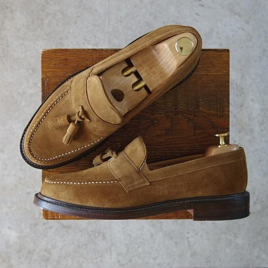 極美品★(英)チーニー 7F【定価￥70,200-★Steven Alan別注/HAMISH】5203ラスト/タッセルローファー/スティーブン アラン/CHEANEY★g613