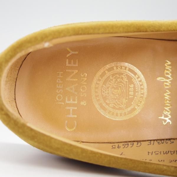 極美品★(英)チーニー 7F【定価￥70,200-★Steven Alan別注/HAMISH】5203ラスト/タッセルローファー/スティーブン アラン/CHEANEY★g613