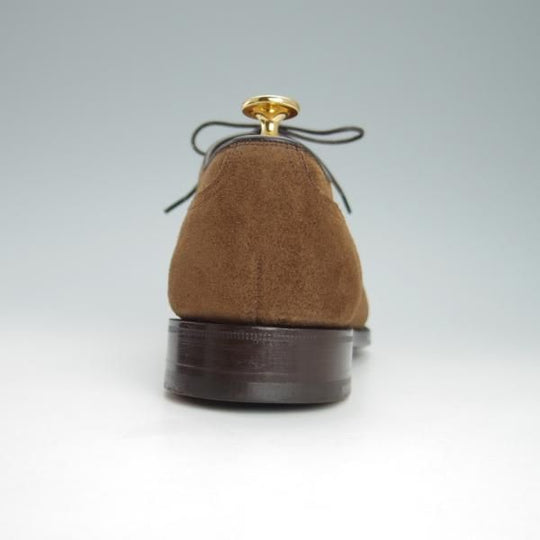 極美品★チャーチ 65F/UK6.5【★GOODRICH 2/108ラスト】4都市ロゴ/ストレートチップ/スエード/濃茶/メンズ/Church's★g616