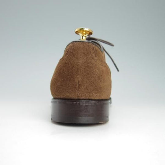 極美品★チャーチ 65F/UK6.5【★GOODRICH 2/108ラスト】4都市ロゴ/ストレートチップ/スエード/濃茶/メンズ/Church's★g616