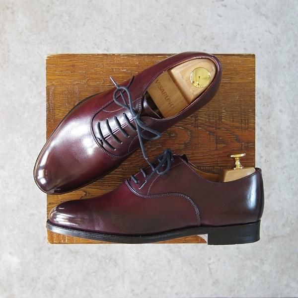 ★(英)グレンソン 5F【貴重★footmaster/フットマスター】プレーントゥ/カーフ/赤茶/メンズ/GRENSON★g620