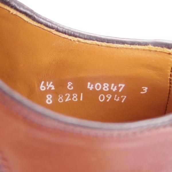 ★(米)アレンエドモンズ 6.5E【定価15万円以上★コードバン仕様/Polo】サドルシューズ/赤茶/メンズ/ALLEN EDMONDS★g621