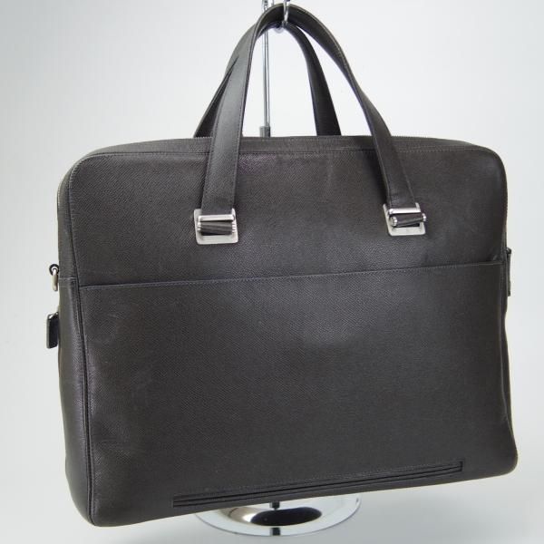 極上★ダンヒル/dunhill【定価19.5万円程度★ボードン/Bourdon Double Zip Briefcase】ブリーフケース/メンズ/ビジネス/バッグ/鞄★N5692