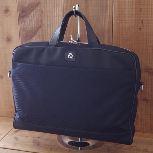 極上★ダンヒル/dunhill【★ブリーフケース/紺】メンズ/ビジネス/バッグ/鞄★N5694