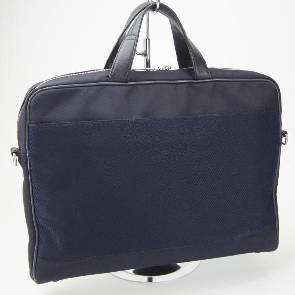 極上★ダンヒル/dunhill【★ブリーフケース/紺】メンズ/ビジネス/バッグ/鞄★N5694