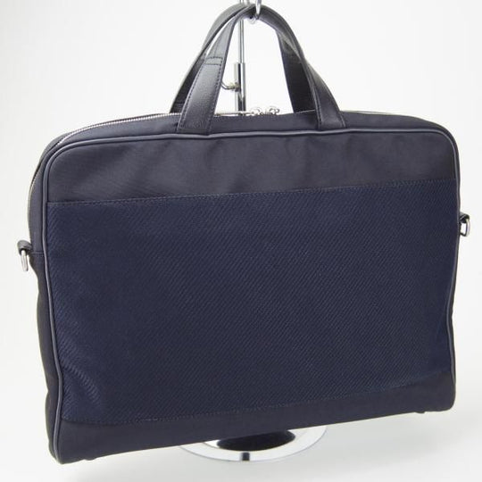 極上★ダンヒル/dunhill【★ブリーフケース/紺】メンズ/ビジネス/バッグ/鞄★N5694