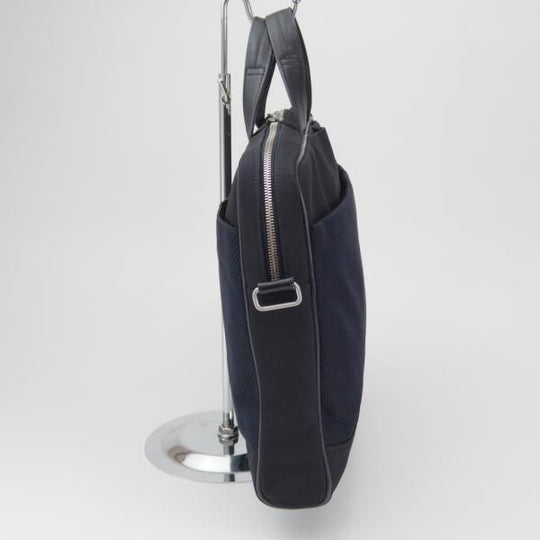 極上★ダンヒル/dunhill【★ブリーフケース/紺】メンズ/ビジネス/バッグ/鞄★N5694