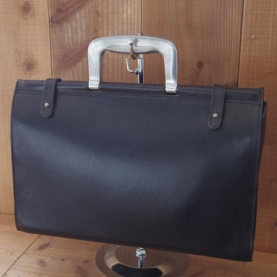 極上★(英)ビルアンバーグ/Bill Amberg【時価30万円程度★ロケットバッグ/ブリーフケース】メンズ/ビジネス/バッグ/黒/鞄★N5697