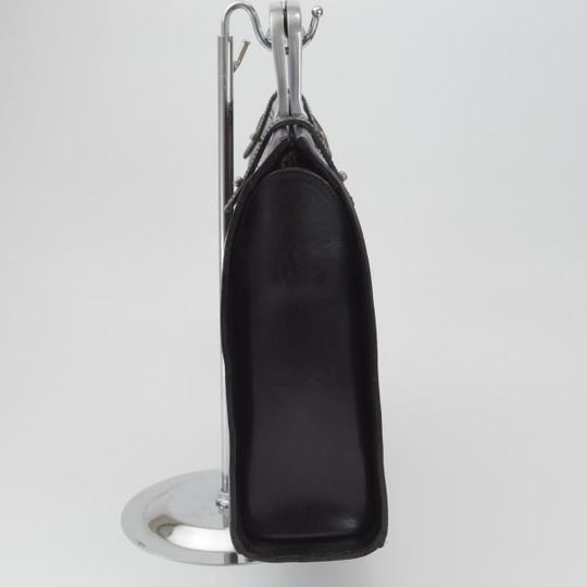 極上★(英)ビルアンバーグ/Bill Amberg【時価30万円程度★ロケットバッグ/ブリーフケース】メンズ/ビジネス/バッグ/黒/鞄★N5697