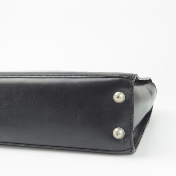 極上★(英)ビルアンバーグ/Bill Amberg【時価30万円程度★ロケットバッグ/ブリーフケース】メンズ/ビジネス/バッグ/黒/鞄★N5697