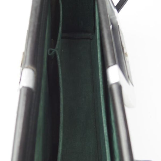 極上★(英)ビルアンバーグ/Bill Amberg【時価30万円程度★ロケットバッグ/ブリーフケース】メンズ/ビジネス/バッグ/黒/鞄★N5697