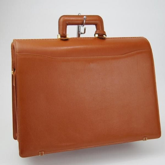 美品★(英)ダックス/DAKS【★ダレスバッグ/レザー】メンズ/ビジネス/バッグ/茶/ブリーフケース/鞄★N5699