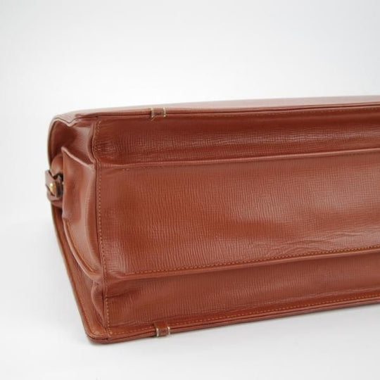 美品★(英)ダックス/DAKS【★ダレスバッグ/レザー】メンズ/ビジネス/バッグ/茶/ブリーフケース/鞄★N5699