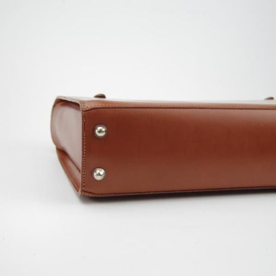 美品★(英)ビルアンバーグ/Bill Amberg【時価30万円程度★ロケットバッグ/Rocket Bag】ブリーフケース/メンズ/ビジネス/バッグ/茶★N5701