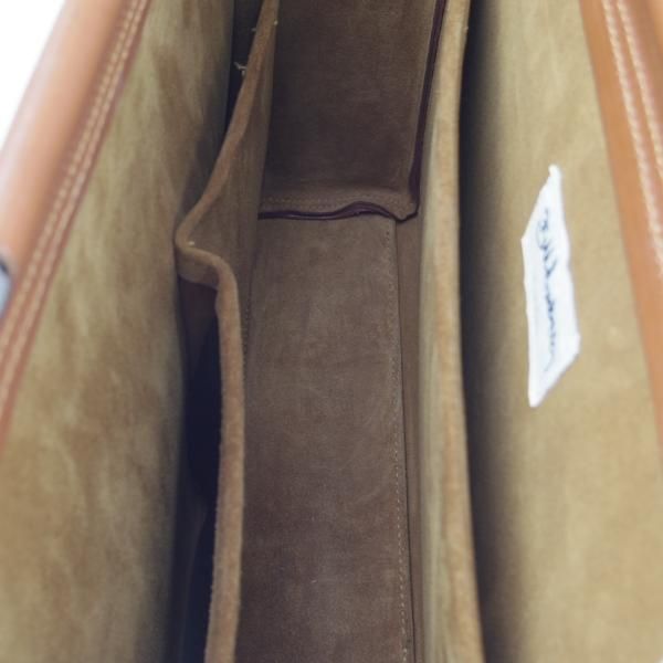 美品★(英)ビルアンバーグ/Bill Amberg【時価30万円程度★ロケットバッグ/Rocket Bag】ブリーフケース/メンズ/ビジネス/バッグ/茶★N5701