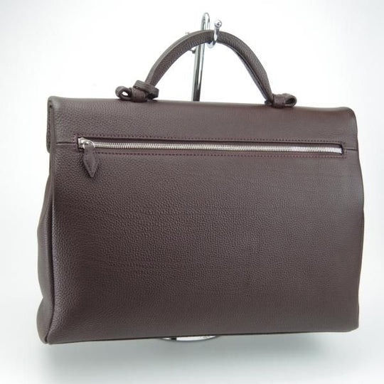 極美品★大峽製鞄【定価￥159,500-★ソフト・ビジネス/ブリーフケース】メンズ/ビジネス/バッグ/レザー/赤茶系/鞄/オオバセイホウ★N5702