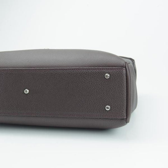 極美品★大峽製鞄【定価￥159,500-★ソフト・ビジネス/ブリーフケース】メンズ/ビジネス/バッグ/レザー/赤茶系/鞄/オオバセイホウ★N5702