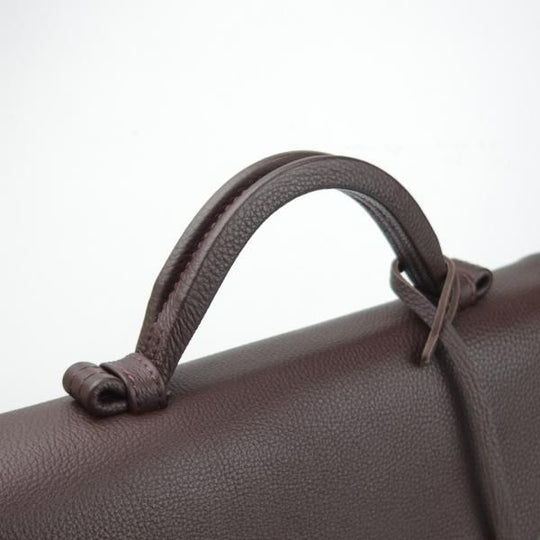 極美品★大峽製鞄【定価￥159,500-★ソフト・ビジネス/ブリーフケース】メンズ/ビジネス/バッグ/レザー/赤茶系/鞄/オオバセイホウ★N5702