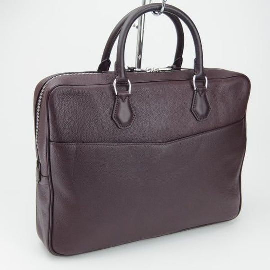 美品★ダンヒル/dunhill【定価￥243,000-★ボストン・スリム・シングル・ドキュメントケース】メンズ/ビジネス/バッグ/濃赤茶/鞄★N5706