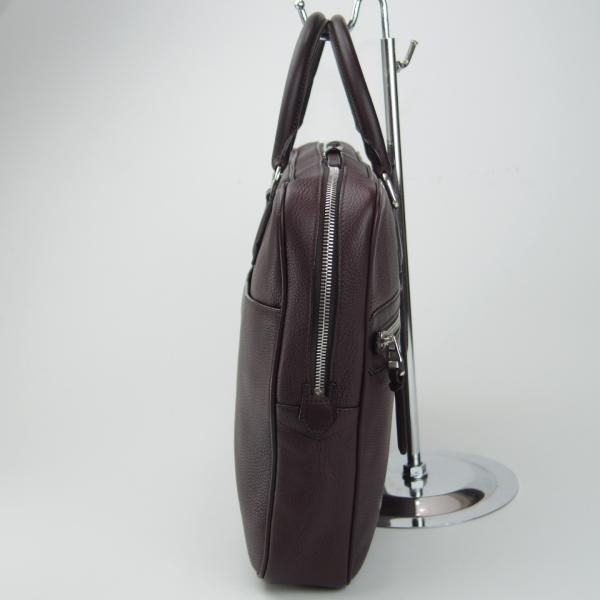 美品★ダンヒル/dunhill【定価￥243,000-★ボストン・スリム・シングル・ドキュメントケース】メンズ/ビジネス/バッグ/濃赤茶/鞄★N5706