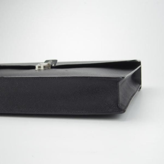 極上★ダンヒル/dunhill【定価15万円程度★ボードン/Bourdon Single Document Case】ブリーフケース/メンズ/ビジネス/バッグ/黒★N5707