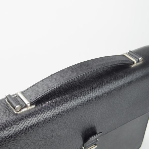 極上★ダンヒル/dunhill【定価15万円程度★ボードン/Bourdon Single Document Case】ブリーフケース/メンズ/ビジネス/バッグ/黒★N5707