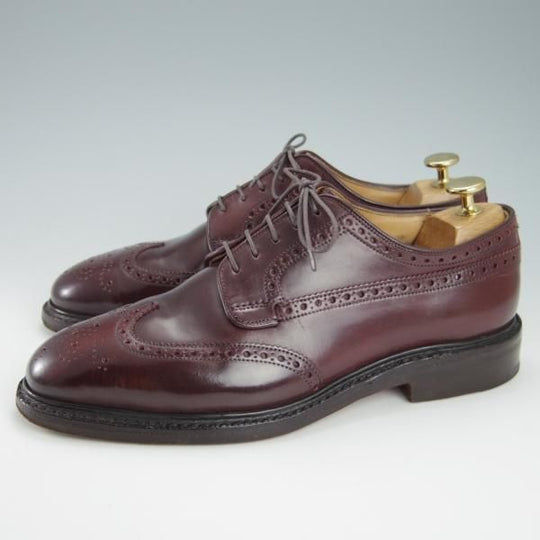 ★チャーチ 60G/UK6【定価￥154,440-★コードバン仕様/グラフトン/173ラスト】GRAFTON/フルブローグ/赤茶/メンズ/Church's★g628